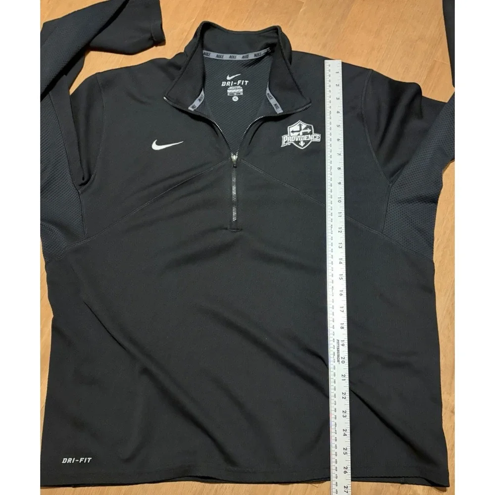 Providence College Friars Nike 1/4 Zip Dri Fit Black XL NCAA Hockey Basketball